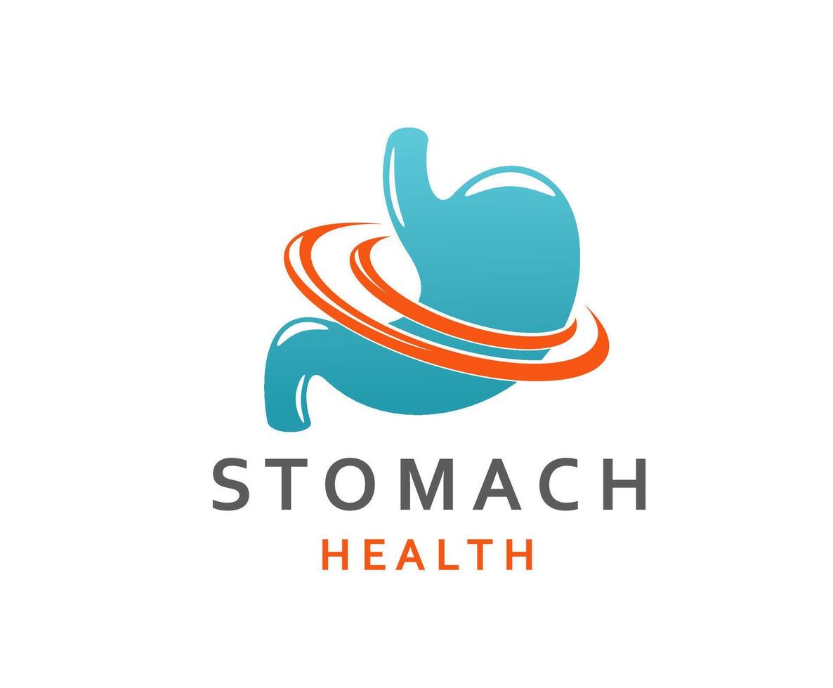 salud cuidado estómago icono, gastroenterología clínica vector