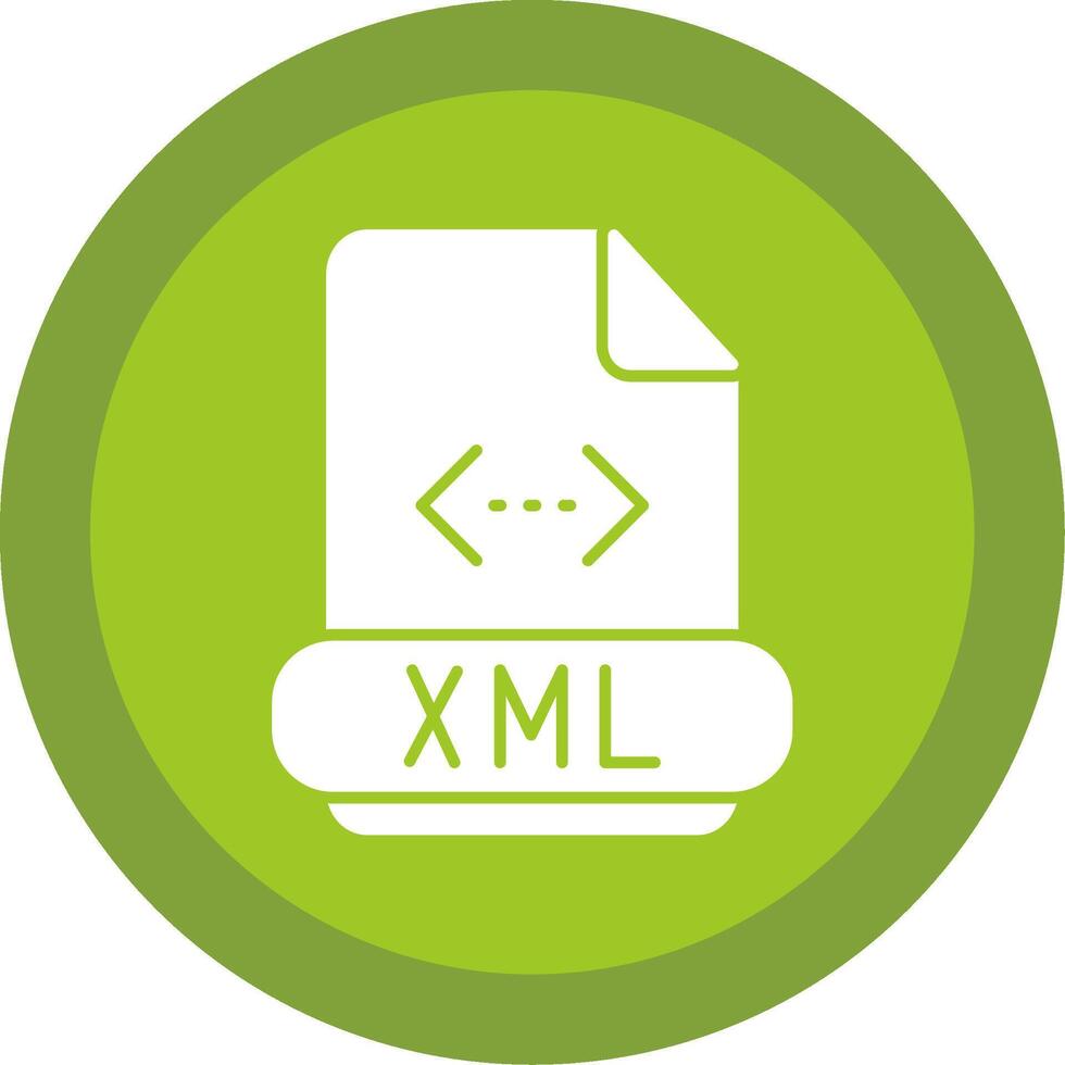 Xml Glyph Multi Circle Icon vector