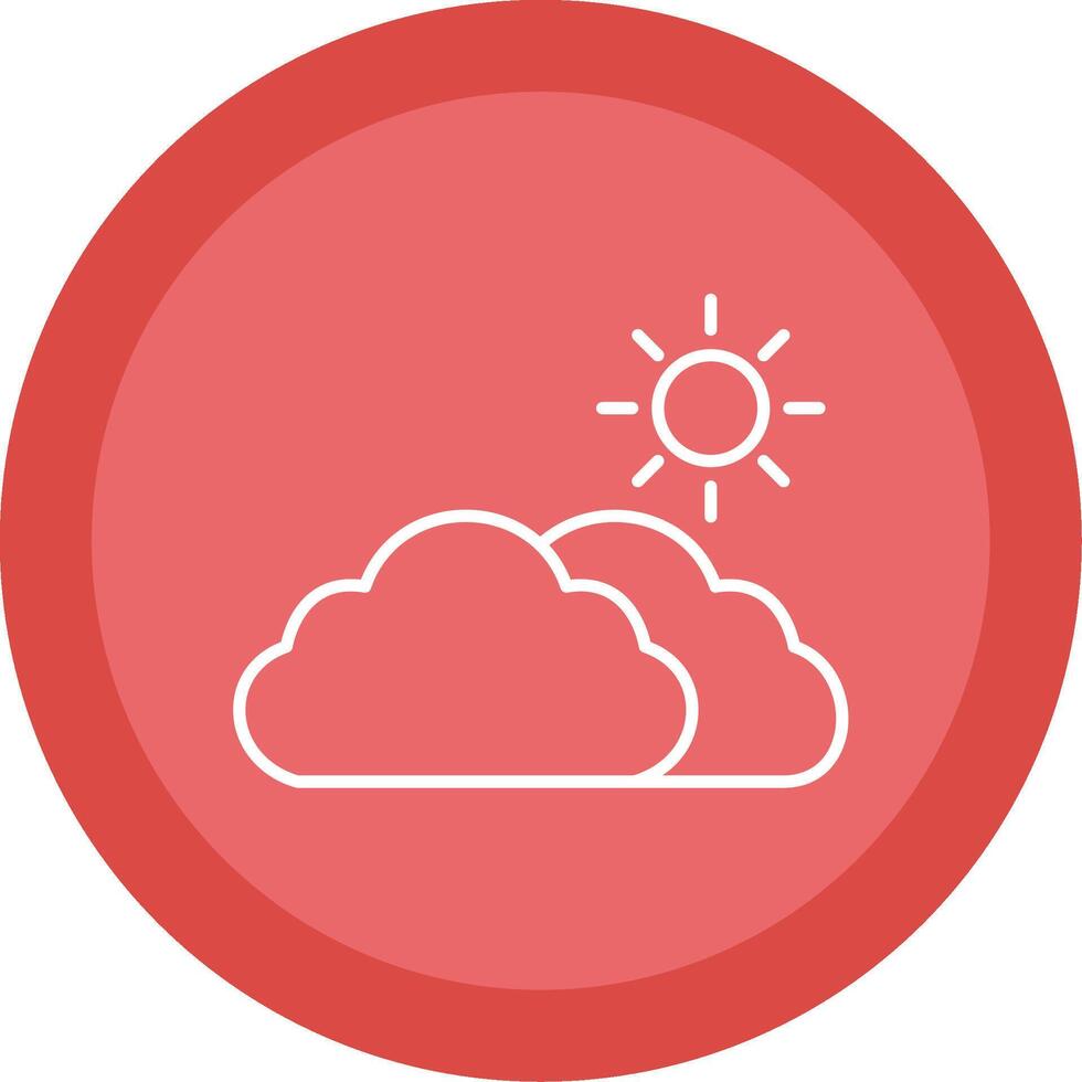 Day Line Multi Circle Icon vector