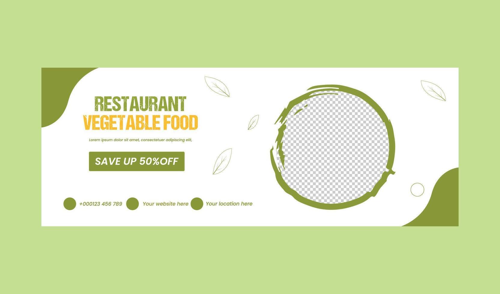 food web banner design vector