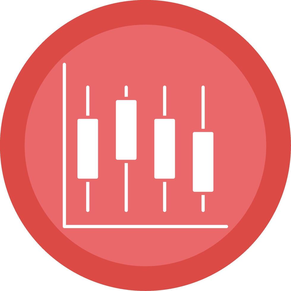 Diagram Glyph Multi Circle Icon vector