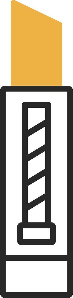 Cutter Skined Filled Icon vector