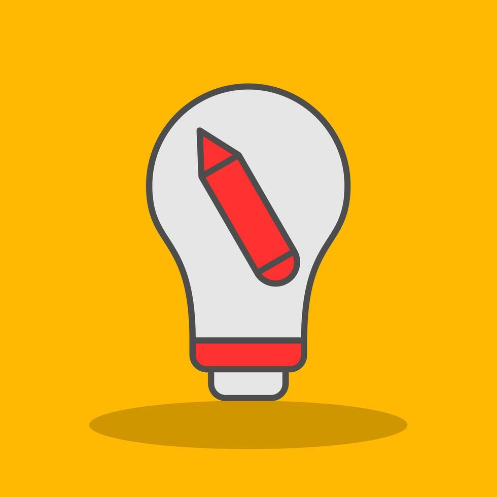 Creative Filled Shadow Icon vector