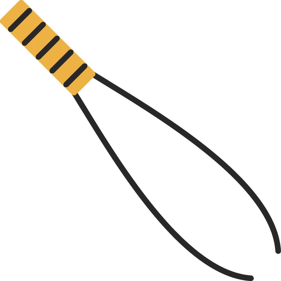 Tweezers Skined Filled Icon vector
