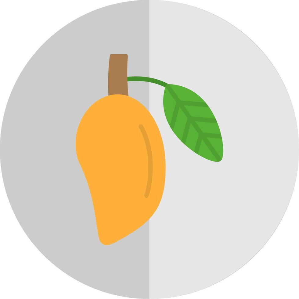 Mango Flat Scale Icon vector