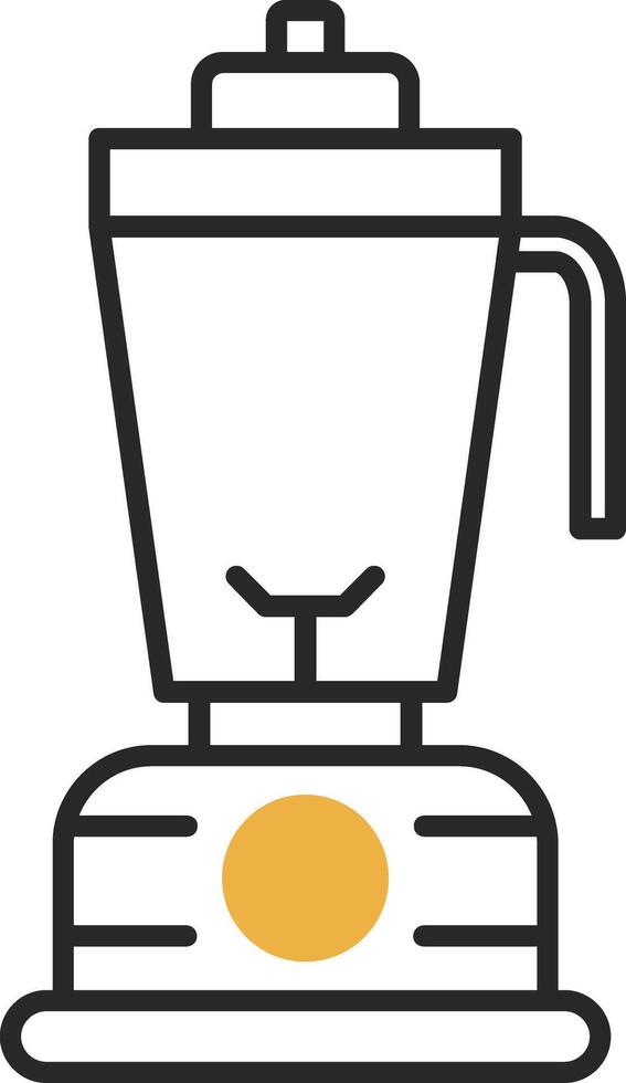 Blender Skined Filled Icon vector