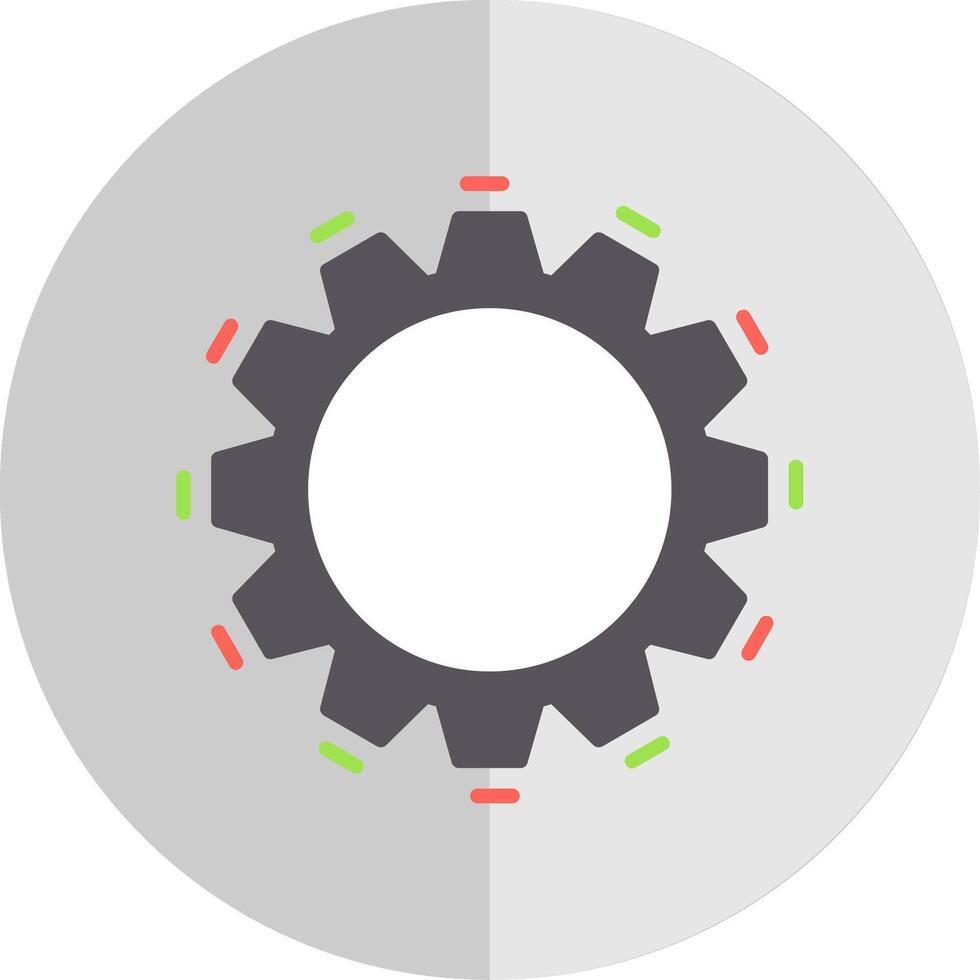 Setting Flat Scale Icon vector