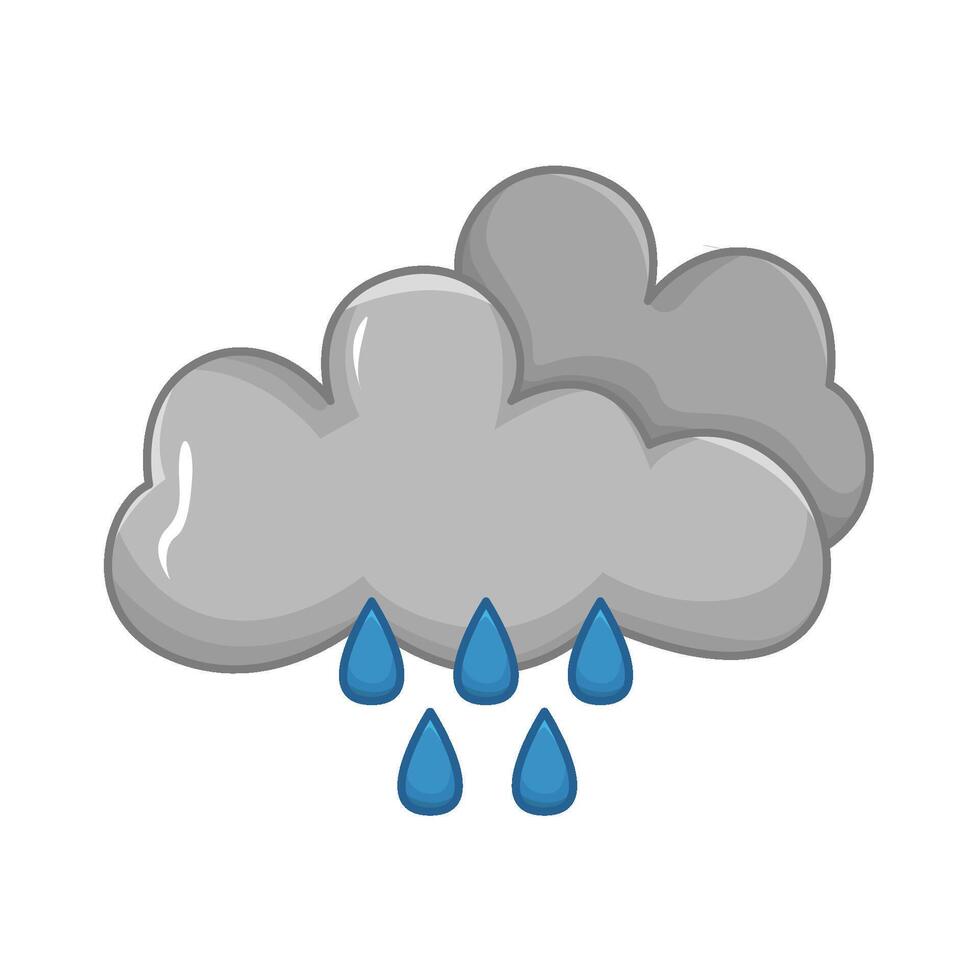 Illustration of rain vector