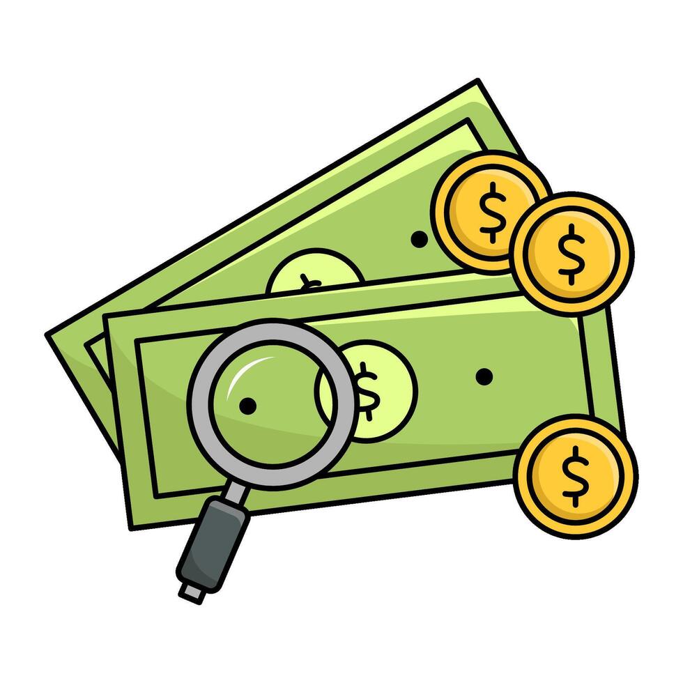 Illustration of money vector