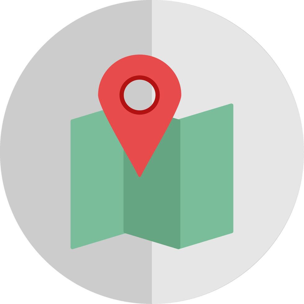 Map Flat Scale Icon vector