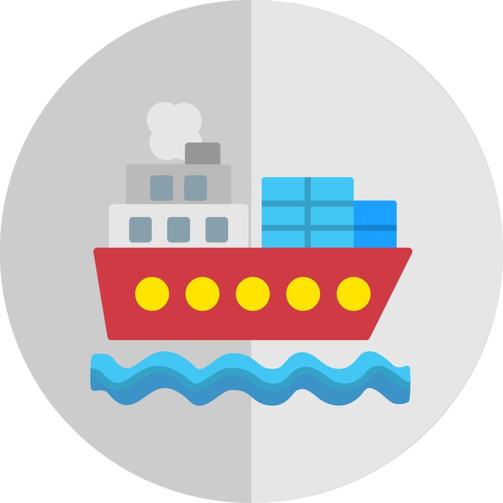 Shipping Flat Scale Icon vector