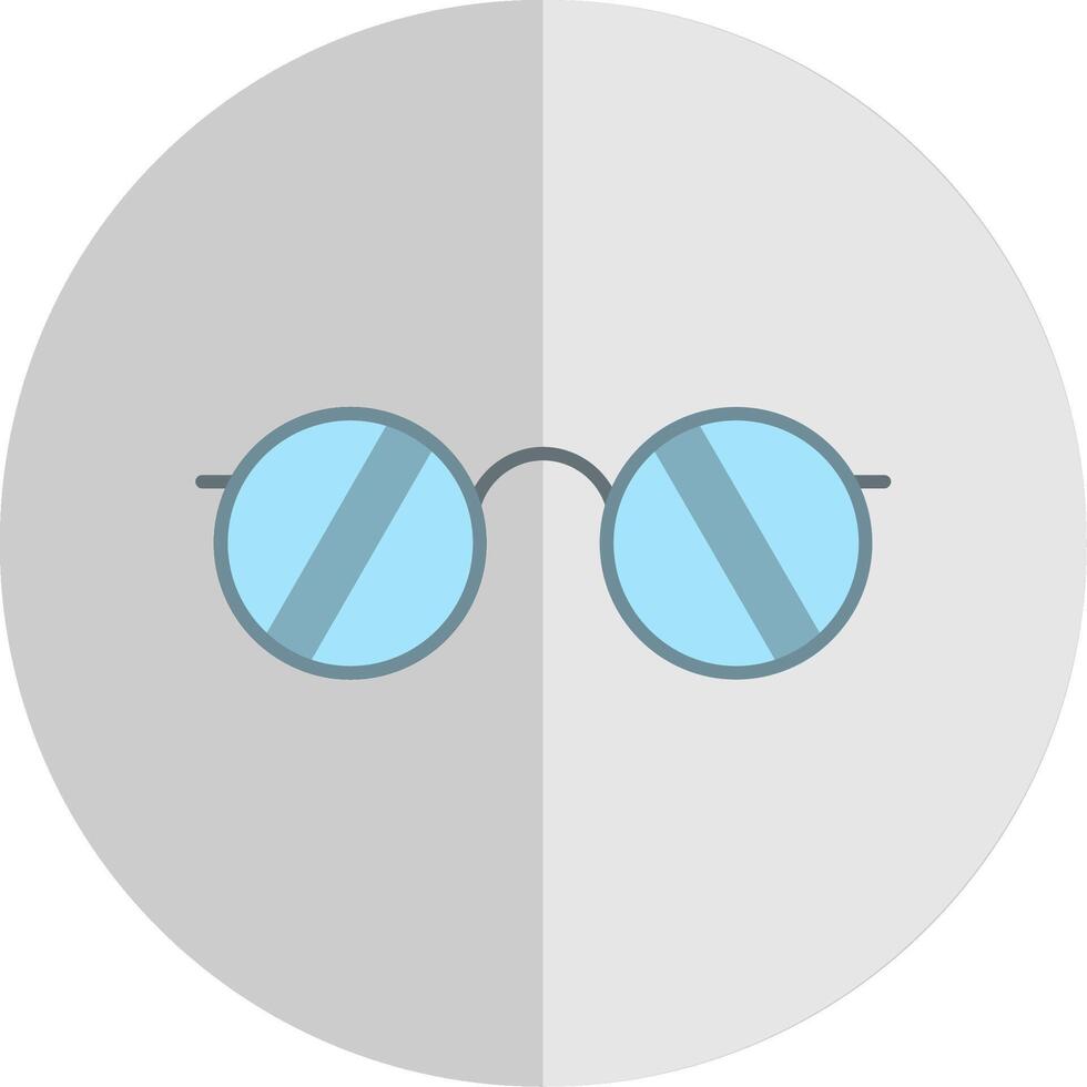 Sunglasses Flat Scale Icon vector