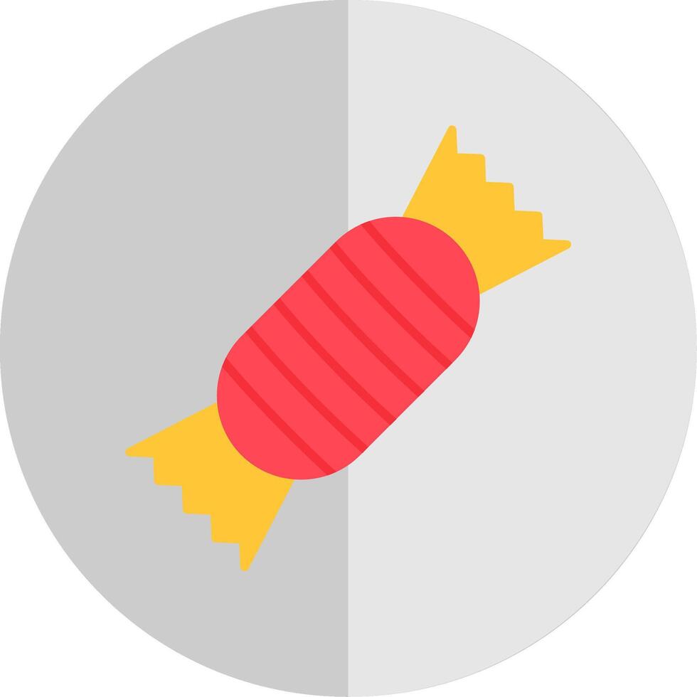 caramelo plano escala icono vector