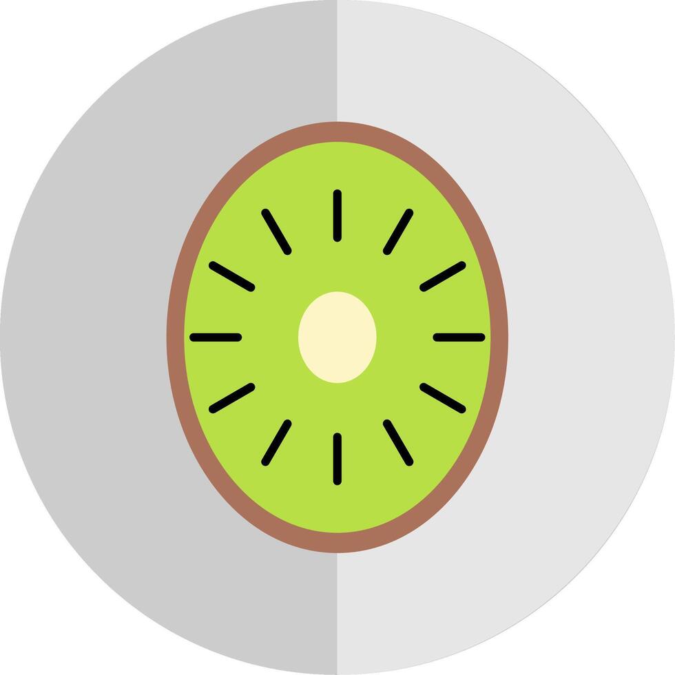 Kiwi Flat Scale Icon vector