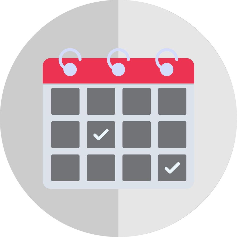 Appointment Request Flat Scale Icon vector