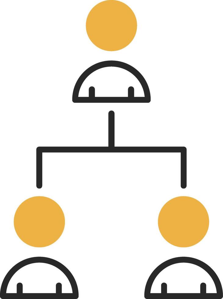 Hrm Skined Filled Icon vector