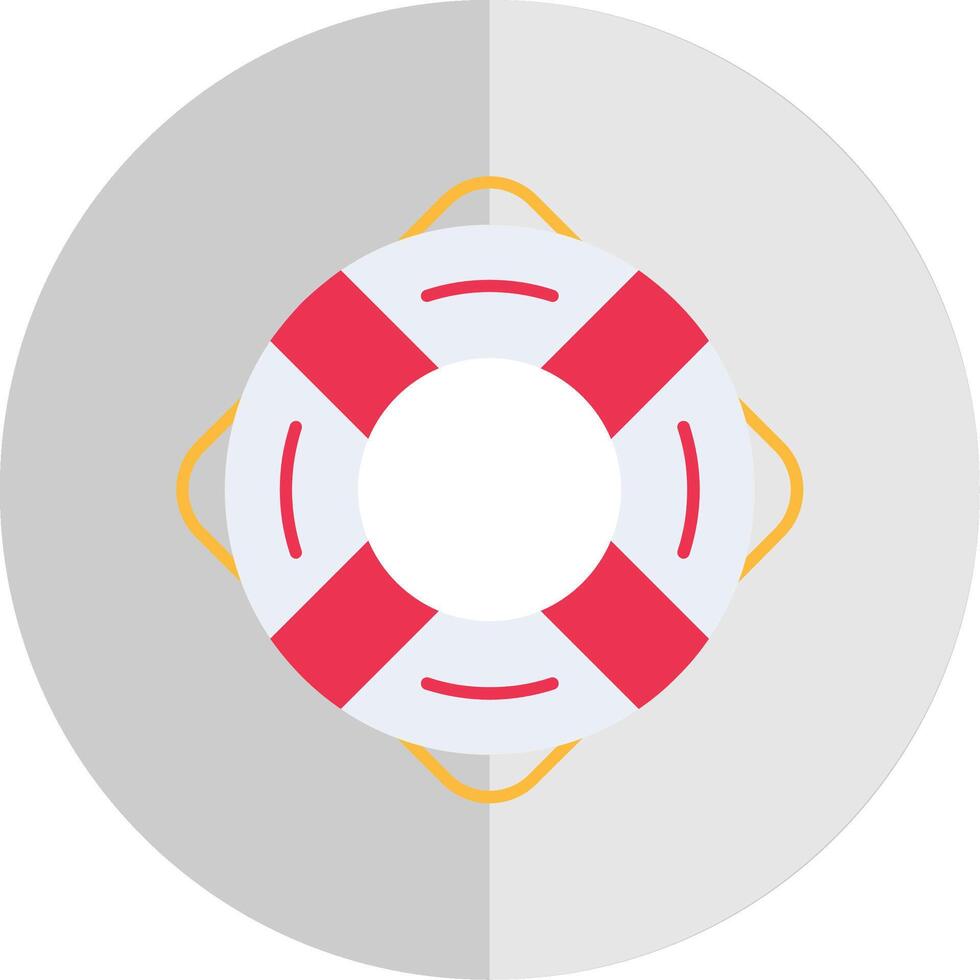 LifeBuoy Flat Scale Icon vector