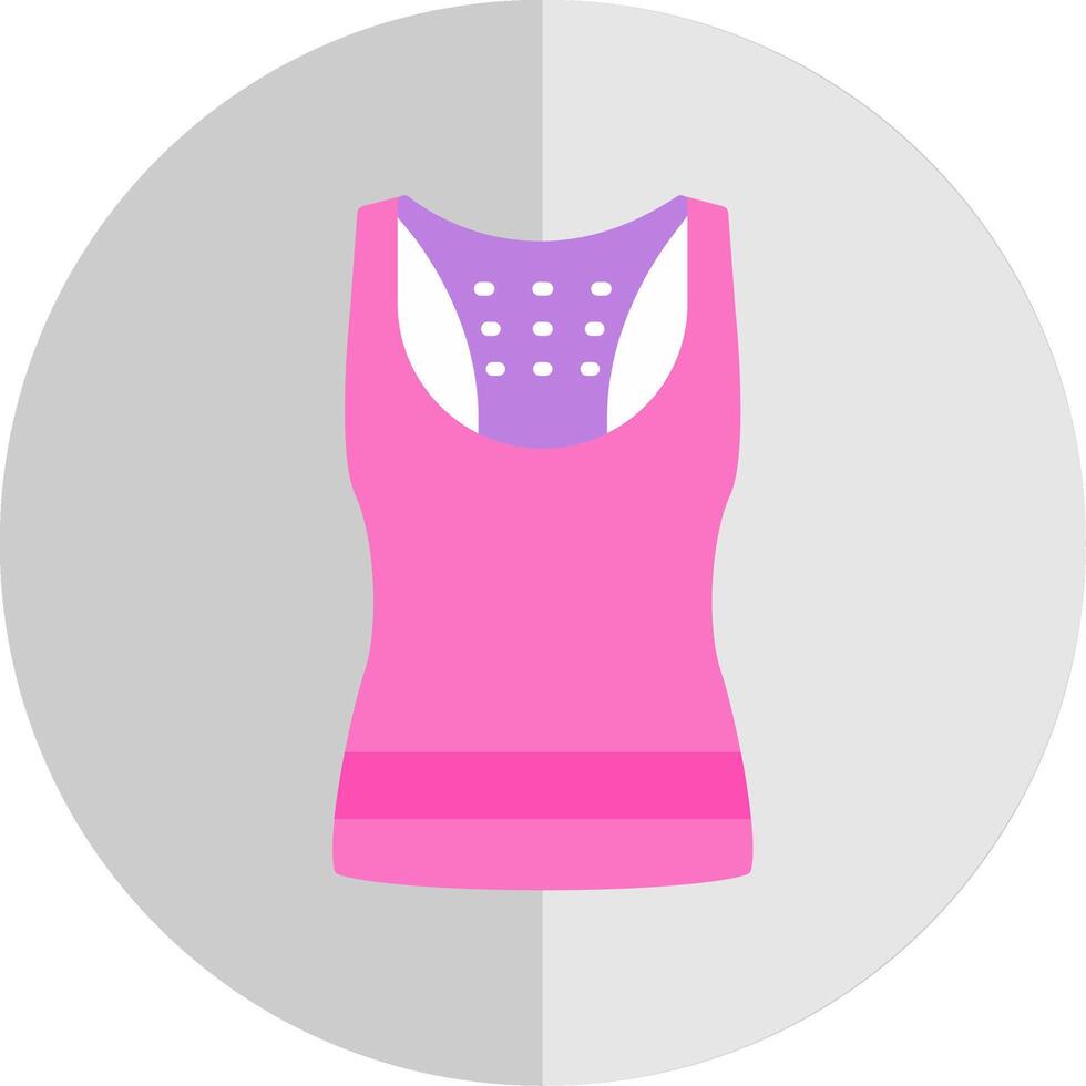 Tank Top Flat Scale Icon vector