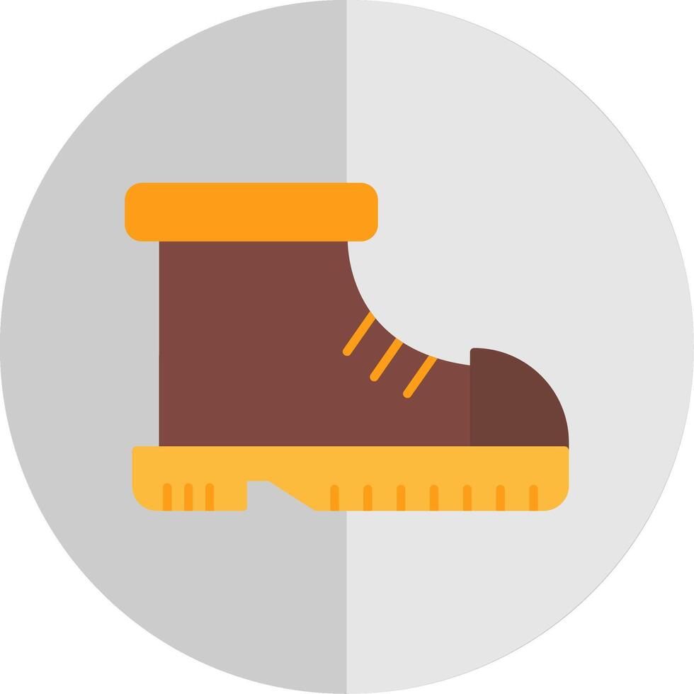 Boot Flat Scale Icon vector