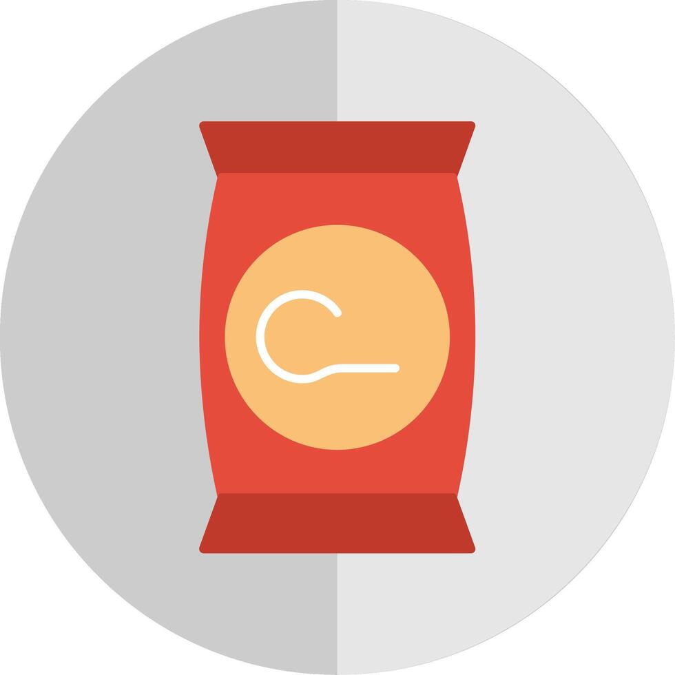 Crisps Flat Scale Icon vector