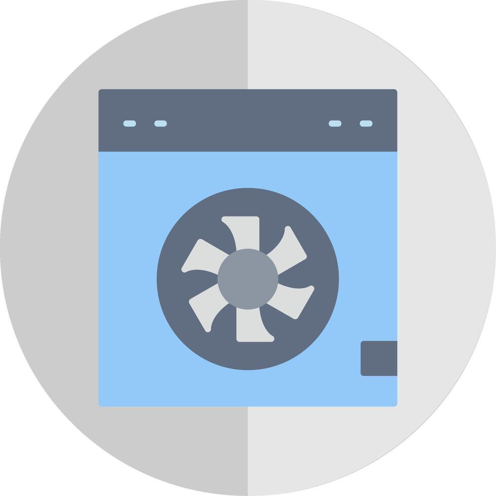 Cooler Flat Scale Icon vector