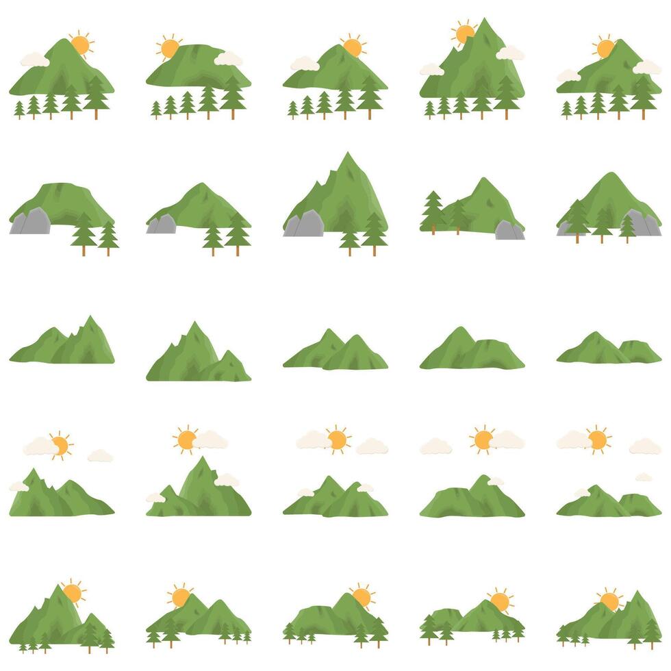Illustration of mountain pack vector