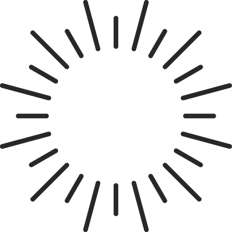Fireworks Skined Filled Icon vector