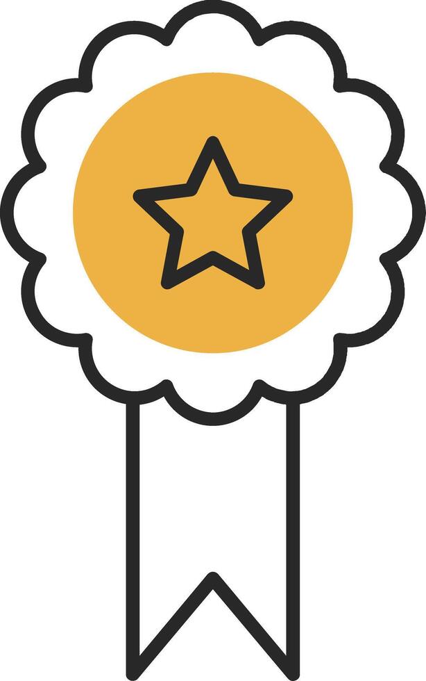 Quality Skined Filled Icon vector