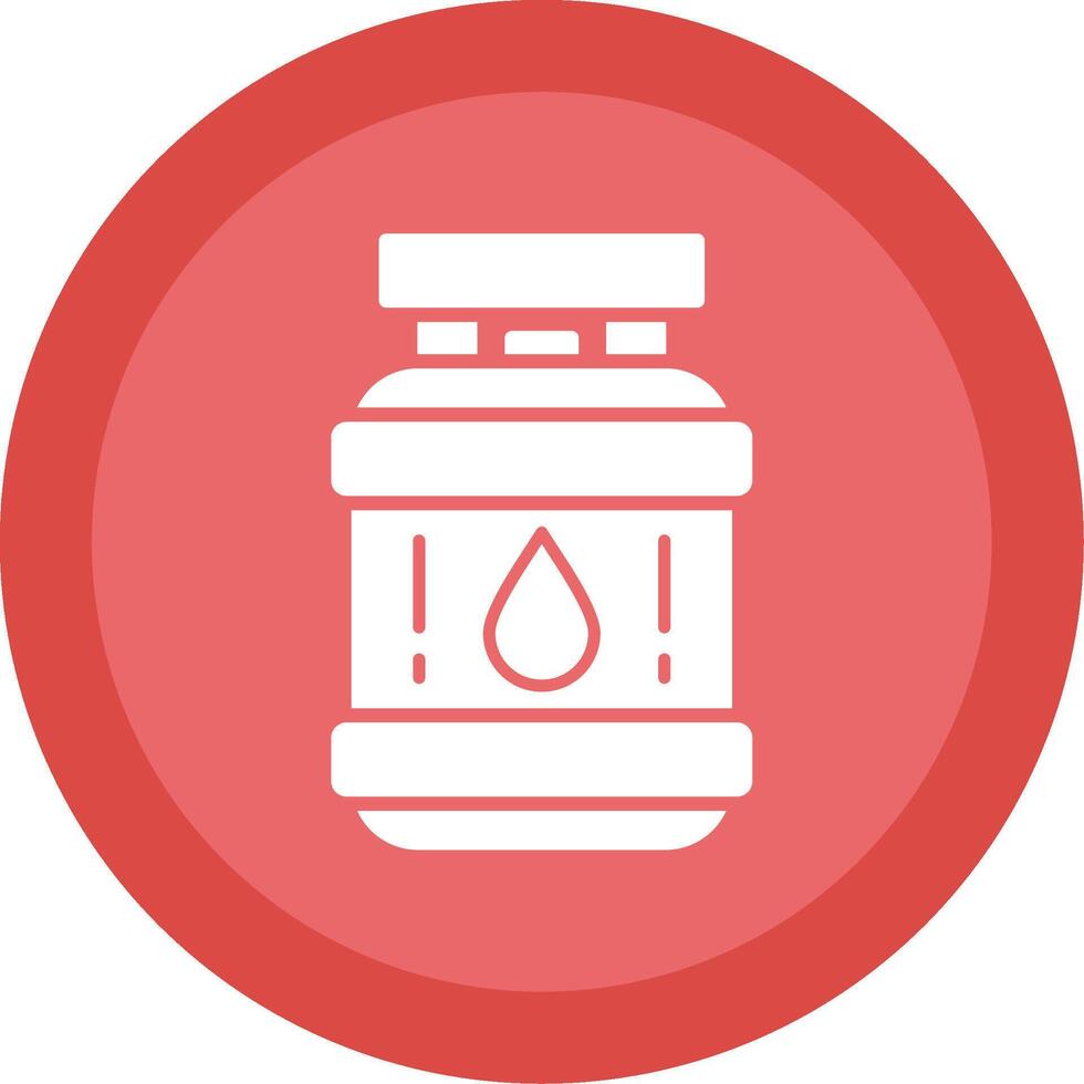 Propane Glyph Multi Circle Icon vector