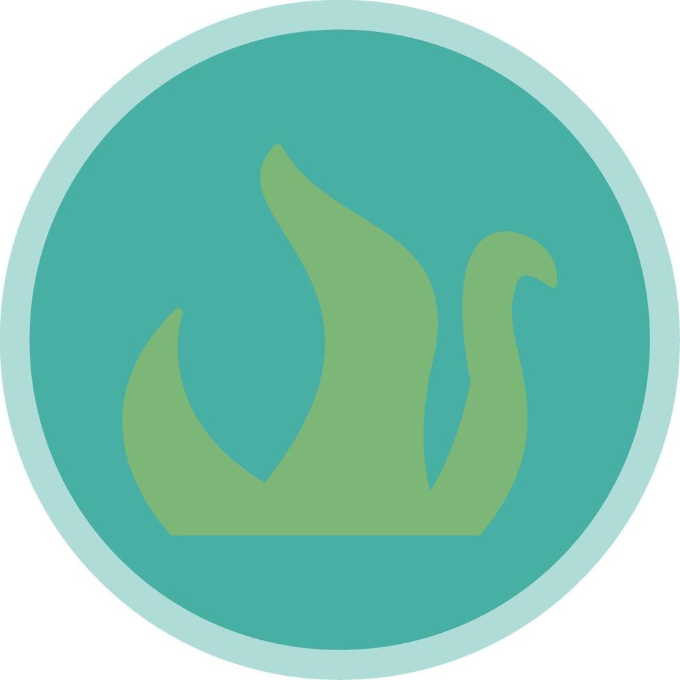Kraken Flat Multi Circle Icon vector
