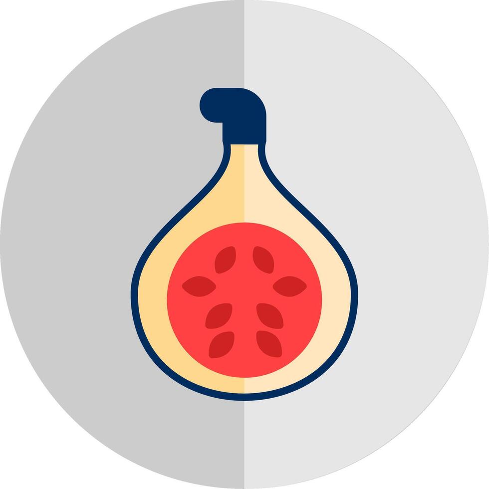 Fig Flat Scale Icon vector