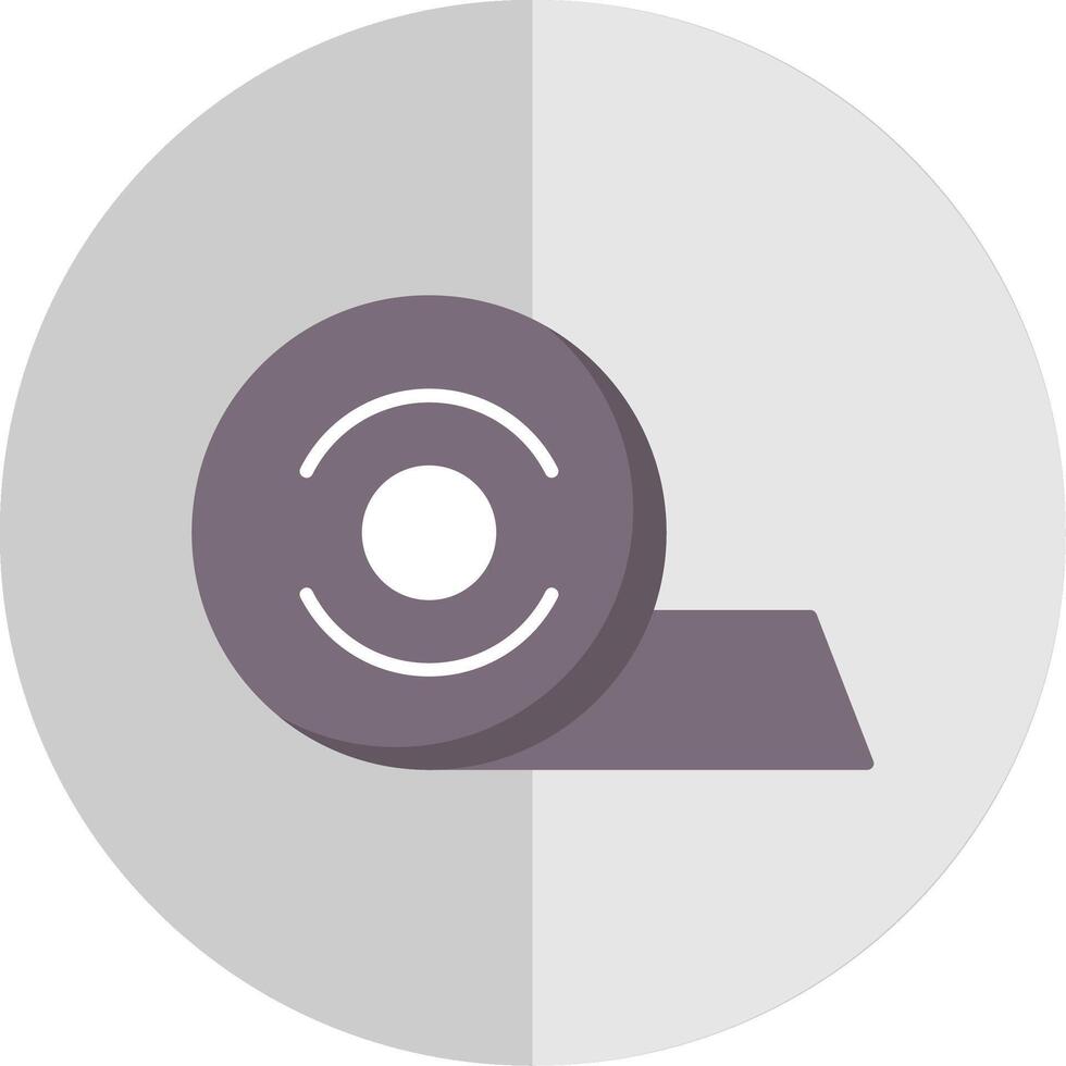 Insulating Tape Flat Scale Icon vector