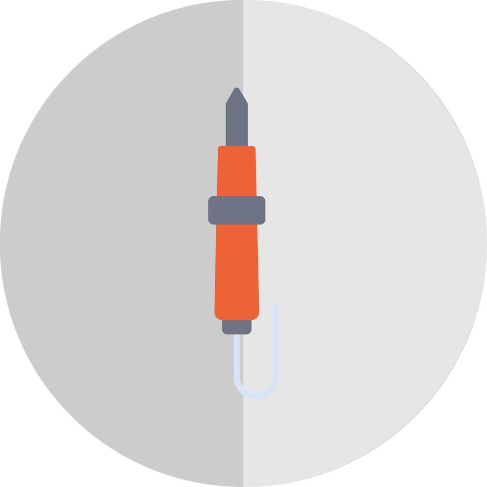 Soldering Flat Scale Icon vector