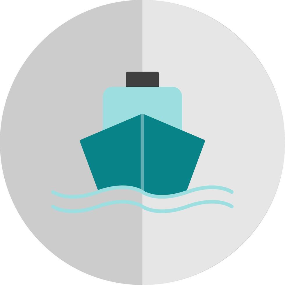 Ship Flat Scale Icon vector