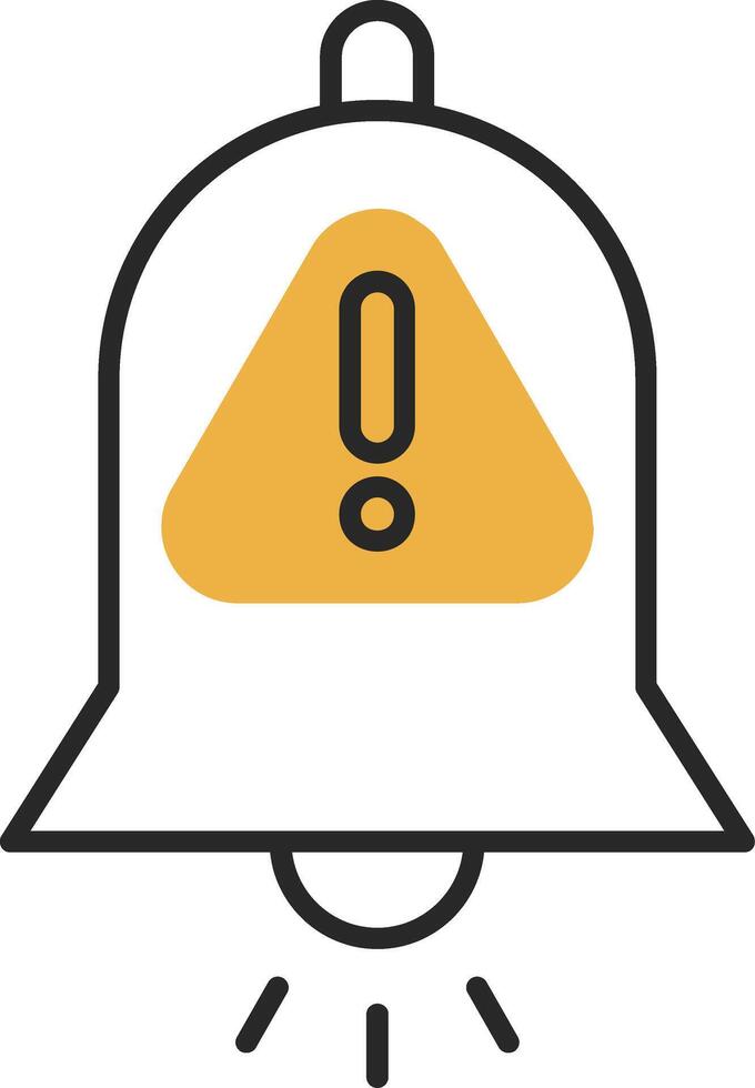 Interruption Skined Filled Icon vector