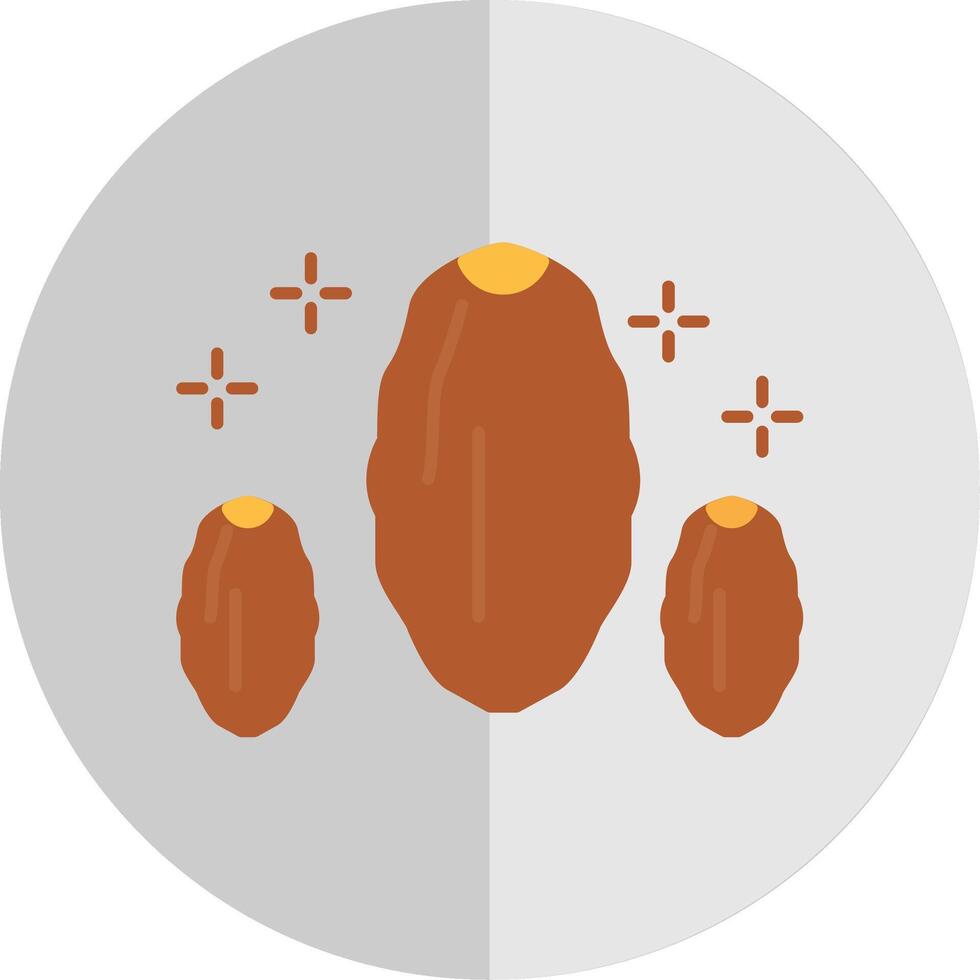 Dates Flat Scale Icon vector