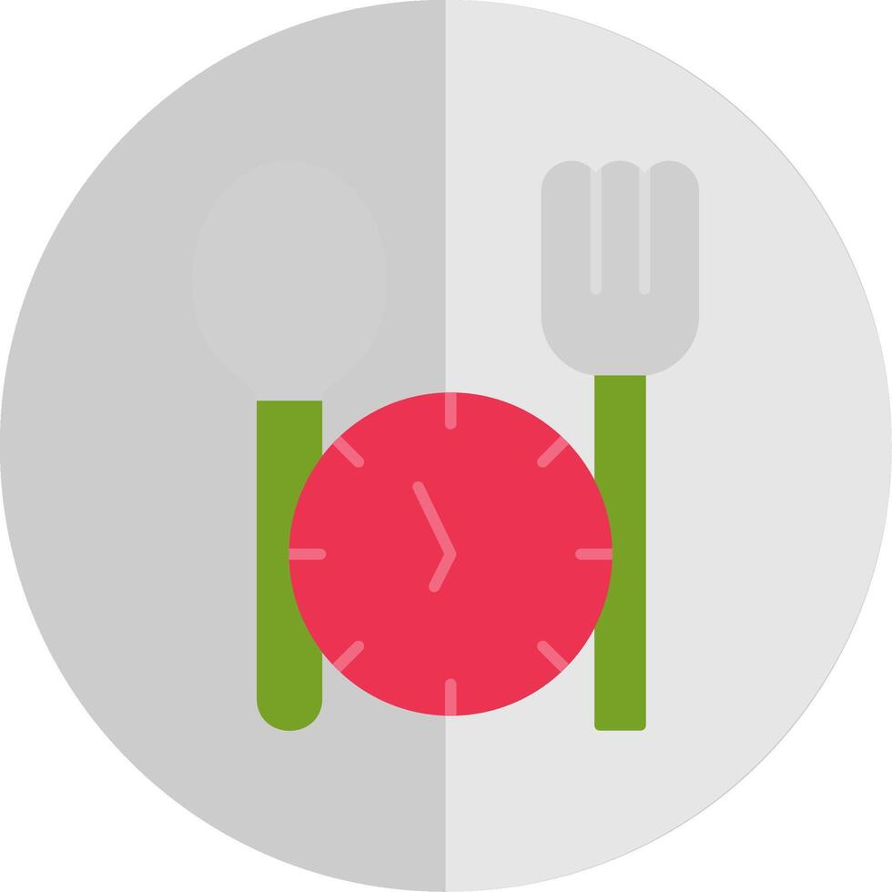 Fasting Flat Scale Icon vector
