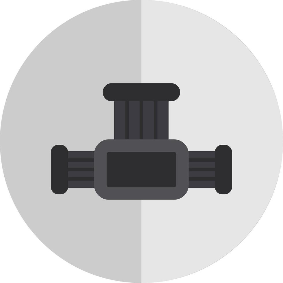 Hosepipe Flat Scale Icon vector