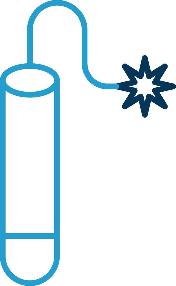 Tnt Line Blue Two Color Icon vector