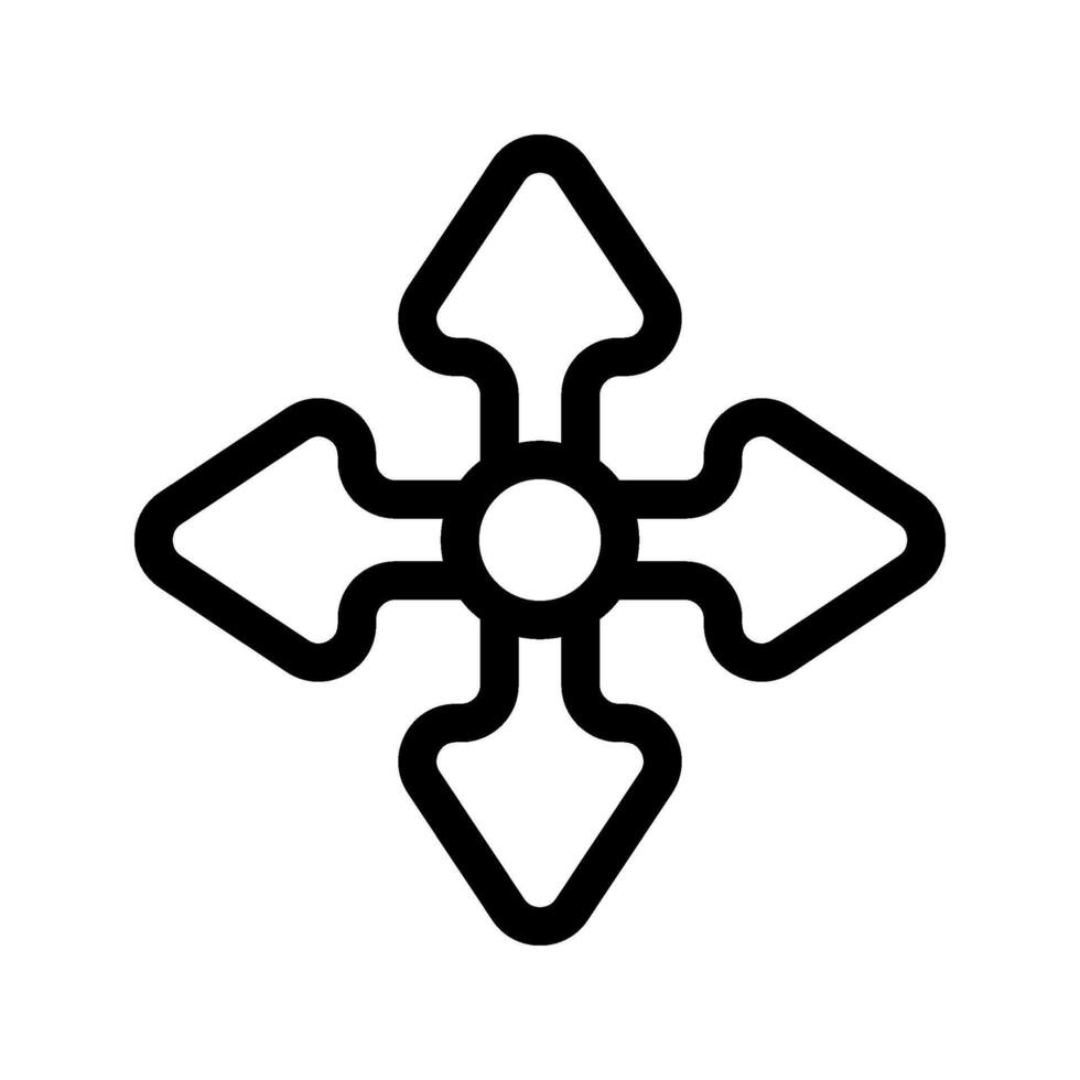 Expand Proportionally Icon Symbol Design Illustration vector