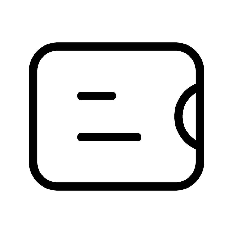 Ticket Icon Symbol Design Illustration vector