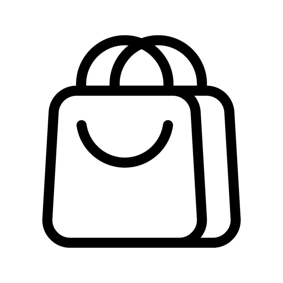 Bag Icon Symbol Design Illustration vector