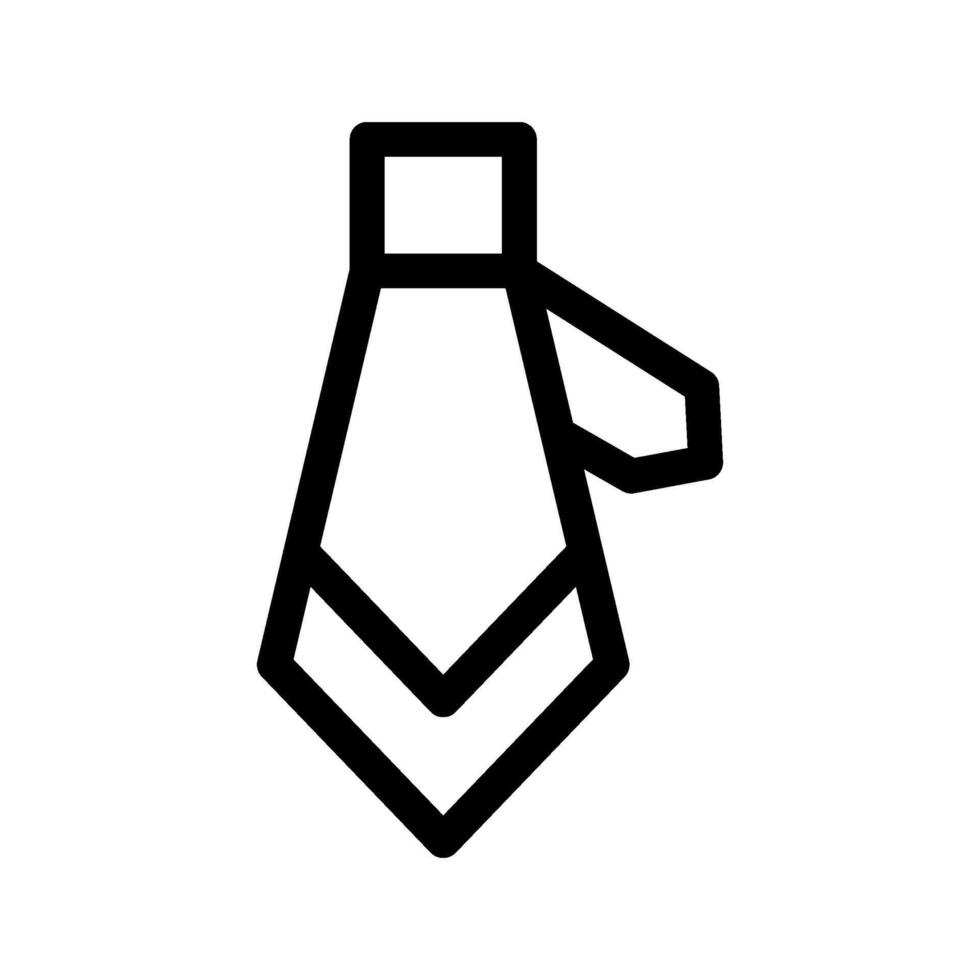 Tie Icon Symbol Design Illustration vector