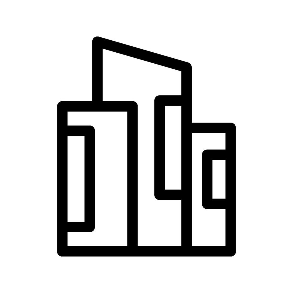 edificio icono símbolo diseño ilustración vector