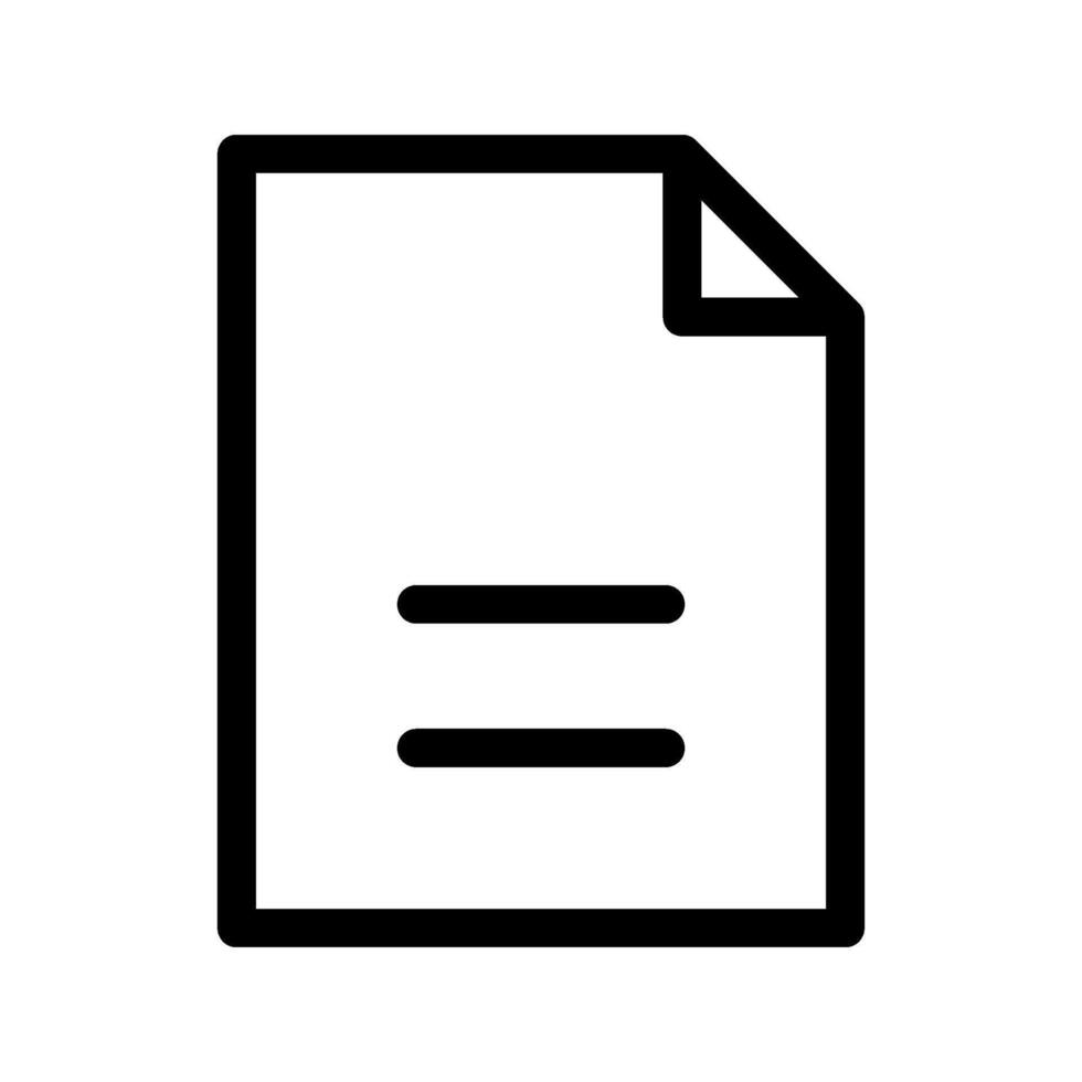 Document Icon Symbol Design Illustration vector