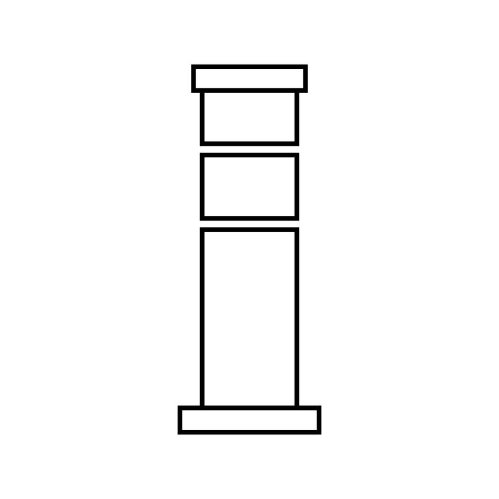 Chimney industry icon on white background vector