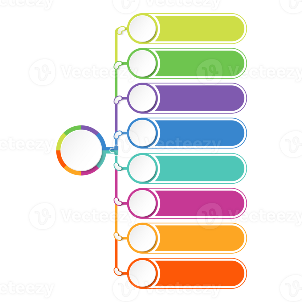 Infographic process design 8 options or steps. png