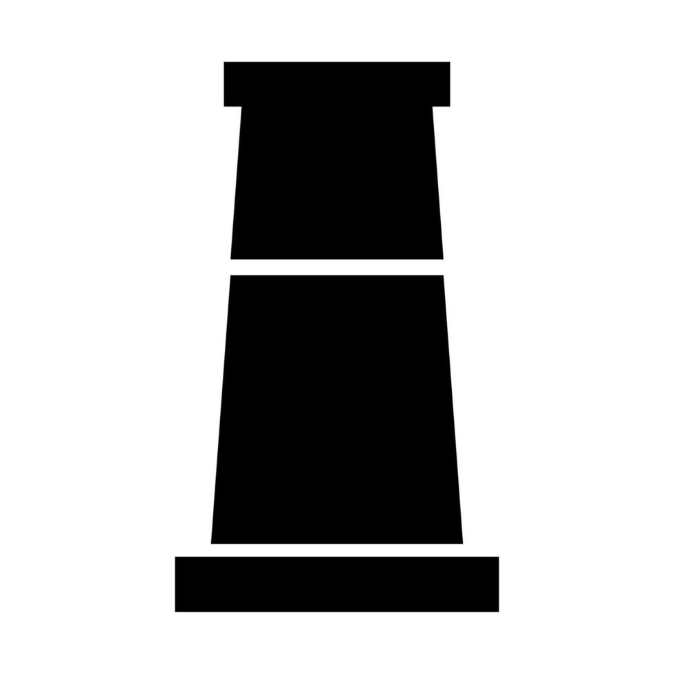 Chimney industry icon on white background vector