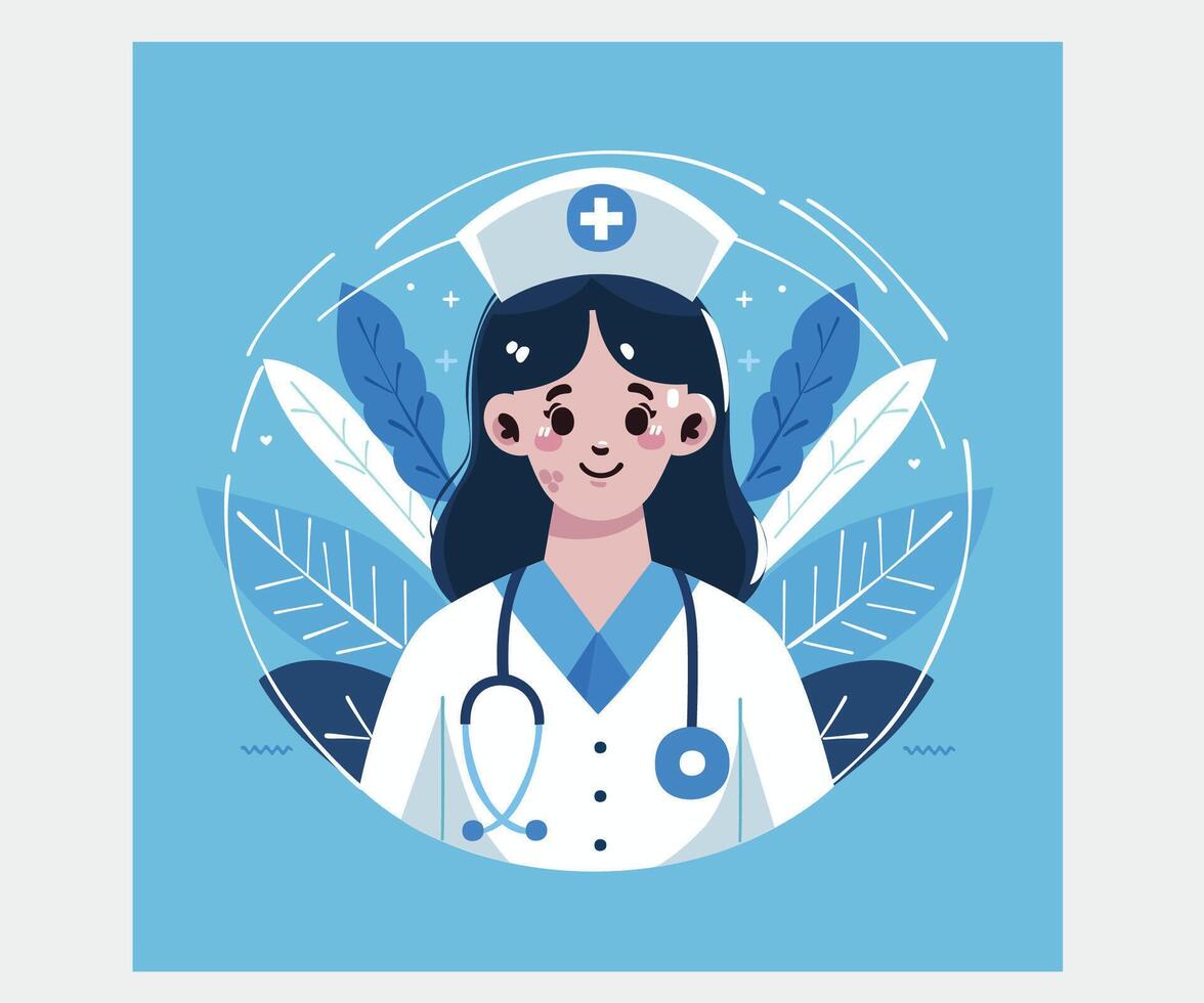 International Nurses Day Background vector