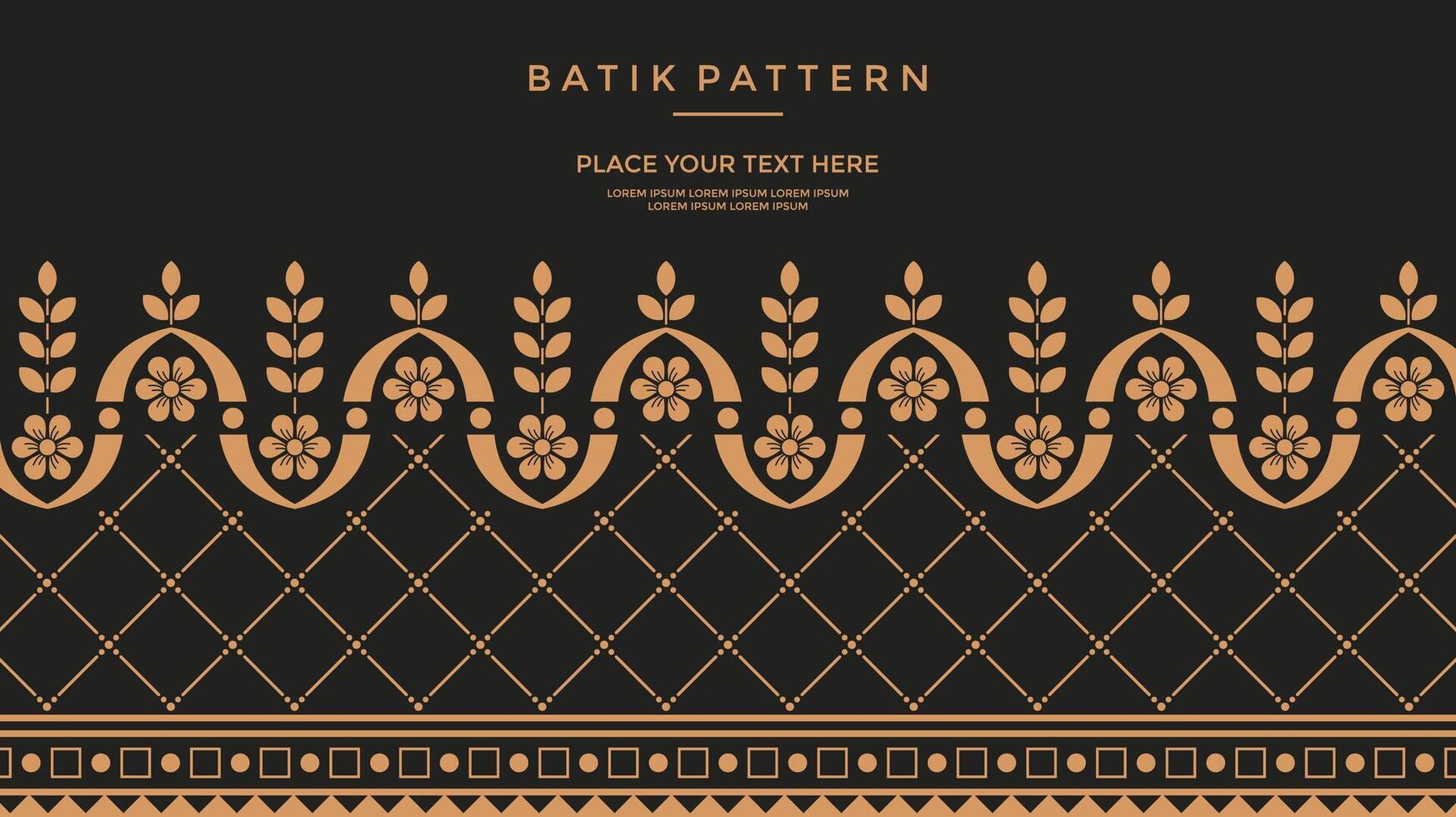 floral pattern traditional design batik pattern vector